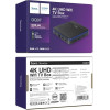 Hoco Tv Box 4K Uhd 60FPs �� Wifi RJ45 4GB Ram + 64GB Rom v5.0 Android9 - (DQ07 Primo)
