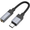 Hoco Adapter Aux Usb C (male) To Jack 3,5 Mm (female) UPA32C black