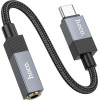 Hoco Adapter Aux Usb C (male) To Jack 3,5 Mm (female) UPA32C black