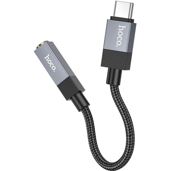 Hoco Adapter Aux Usb C (male) To Jack 3,5 Mm (female) UPA32C black