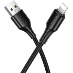 Hoco Cable Usb A To Lightning 2,4A 1 m X120 black
