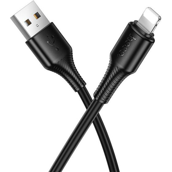 Hoco Cable Usb A To Lightning 2,4A 1 m X120 black