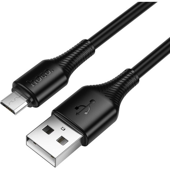 Hoco Cable Usb A To Micro Usb 2,4A 1 m X120 black