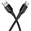 Hoco Cable Usb A To Usb C 3A 1 m X120 black