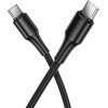Hoco Cable Usb C To Usb C 3A 60W 1 m X120 black