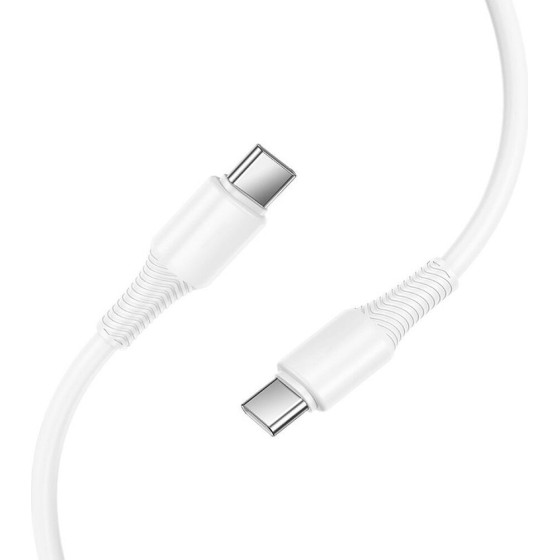 Hoco Cable Usb C To Usb C 3A 60W 1 m X120 white