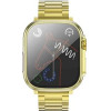 Hoco Smartwatch Y12 Ultra Smart Sports Watch (Call version) Light gold