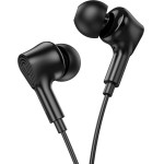 Hoco Wire Earphones Jack 3,5 Mm With Microphone M102 black