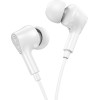 Hoco Wire Earphones Jack 3,5 Mm With Microphone M102 white