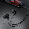 Hoco Wire Earphones Jack 3,5 Mm With Microphone M78 black