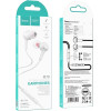 Hoco Wire Earphones Jack 3,5 Mm With Microphone M78 white