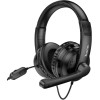 Hoco Wire Headphones Jack 3,5 Mm With Microphone W103 black