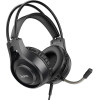 Hoco Wire Headphones Jack 3,5 Mm With Microphone W106 black