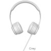 Hoco Wire Headphones Jack 3,5 Mm With Microphone W21 grey