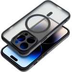 Full Matte Mag Cover Case Compatible With Magsafe For Iphone 17 Pro Black OEM