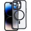 Full Matte Mag Cover Case Compatible With Magsafe For Iphone 17 Pro Black OEM