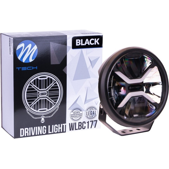M-Tech ��������� ���������� Driving Light Black Series Led 12-48V 80W 5.700K 11.000lm 220mm Mtech - 1 ���. - (WLBC177)