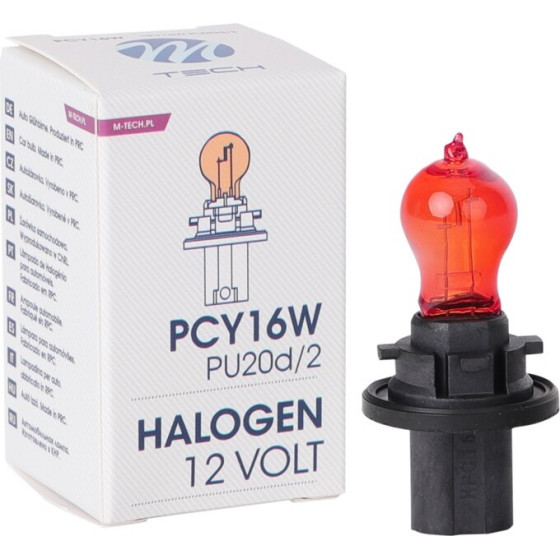M-Tech ������� Led PCY16W 12V PU20d/2 16W ��������� - 1 ���. - (Z125)