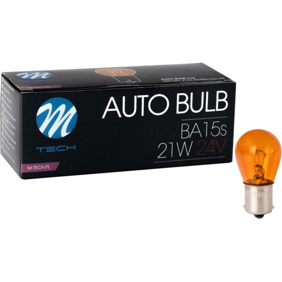 M-Tech �������� Led S25 24V 21W BA15s ��������� �������� �� ����� - 10 ���. - (Z919)