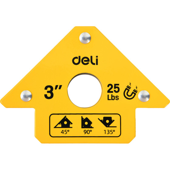 DELI ��������� ����� ����������� �� 45�/90�/135� ������, 3'', 11kg - (DL-HDW25)