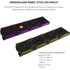 Lian Li Uni Fan TL-Lcd Wireless Reverse 140 Black (1pc) Case Fan - No Controller Included - (G99.14RTLLCD1W1B.00)