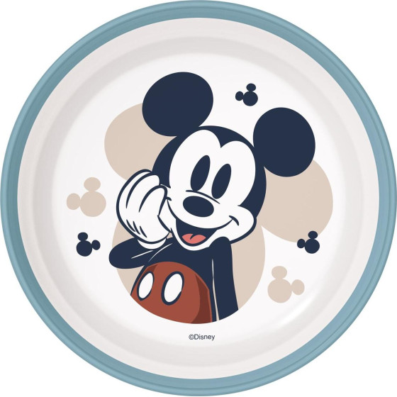 Stor: Mickey Mouse Full Of Smiles - Non Slip Bicolor Premium Bowl (10492)