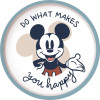 Stor: Mickey Mouse Full Of Smiles - Non Slip Bicolor Premium Plate (10493)