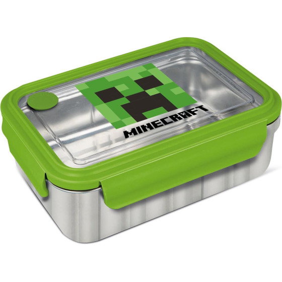 Stor: Minecraft - Young Adult Stainless Steel Rectangular Sandwich Box (2190)