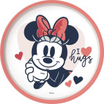 Stor: Minnie Mouse Heart Full Non Slip Bicolor Premium Plate (10793)
