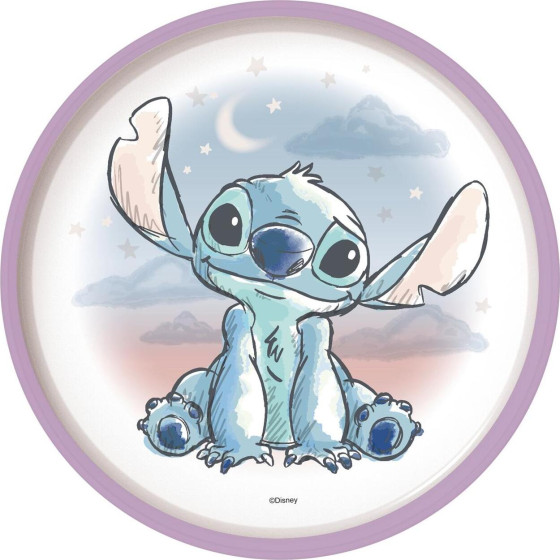 Stor: Stitch Cuddle Me - Non Slip Bicolor Premium Plate (10993)