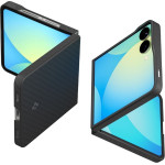 Spigen Airskin Aramid - Case For Samsung Galaxy Z Flip 7 (Black) - (ACS09564)