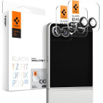 Spigen Optik Pro Hd GLAS.Tr Ez Fit Camera Protector 2-Pack - Lens Protector For Samsung Galaxy Z Flip 7 (Black) - (AGL09587)