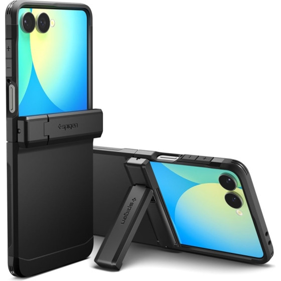 Spigen Tough Armor Pro Mag Magsafe - Case For Samsung Galaxy Z Flip 7 (Black) - (ACS09561)