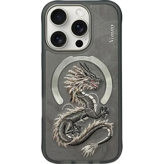 Nimmy Dragon Magsafe Case For Iphone 16 Pro - Gray - (NIM000119-0)