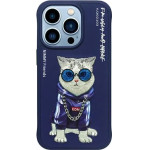 Nimmy Glasses Cool Cat Case For Iphone 15 Pro - Blue - (NIM000060-0)