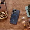 Gentleman Mag Cover Case Compatible With Magsafe For Samsung S25 Fe Navy Blue OEM