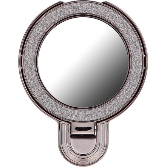 Phone Stand Circle Mirror - stick-On - Black OEM