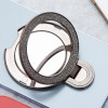 Phone Stand Circle Mirror - stick-On - Black OEM