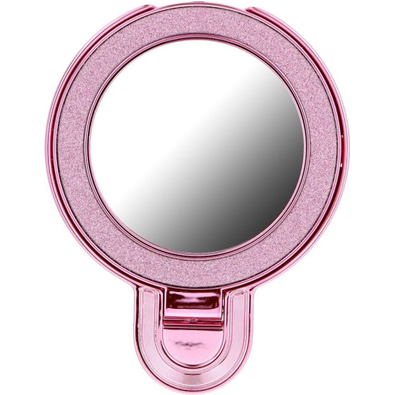 Phone Stand Circle Mirror - stick-On - Pink OEM