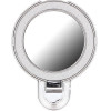 Phone Stand Circle Mirror - stick-On - Silver OEM