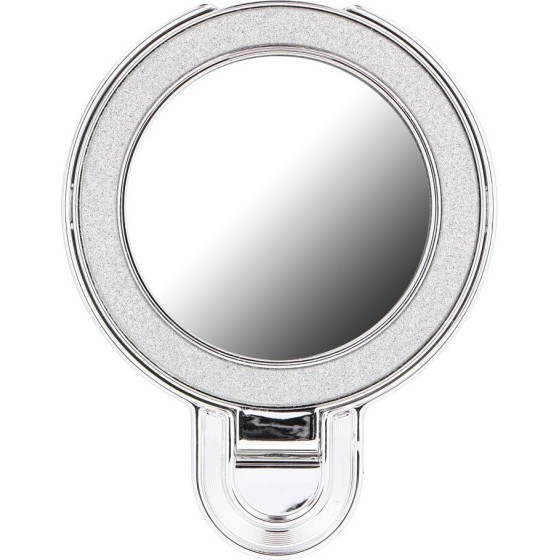 Phone Stand Circle Mirror - stick-On - Silver OEM