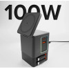 SBS Power Dock 6-in-1 With MagSafe, Stand, And USB-C Cables 65W - Black - (TEWIRMAG105W)