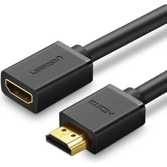 Ugreen HD107 10142 Hdmi (male) - Hdmi (female) 4K Cable 2m - Black 6957303811427 - (10142-ugreen)