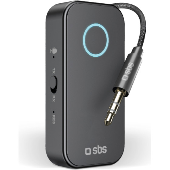 SBS TX-Rx Transmitter 3.5mm Jack Black - (TEJACKRXTXBTK)