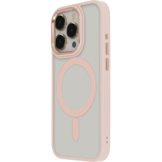 Tecto Shield Satin Elegant Mag Case For Iphone 15 Pro 6,1'' pink