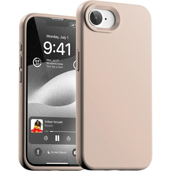 Mercury Case Silicone iPhone 16E pink sand