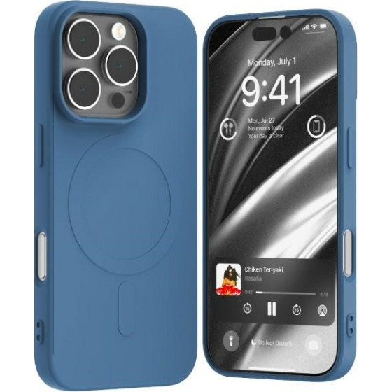 Mercury MagSafe Semi-Silicone iPhone 16Pro 6,3 blue