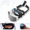Qunature Black Frameless Ski Goggles - Black