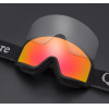 Qunature White Ski Goggles For Adults - Black