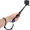 Puluz Selfie Stick For Sports Cameras (DJI, GoPro, Insta360)(black) - (PU150)